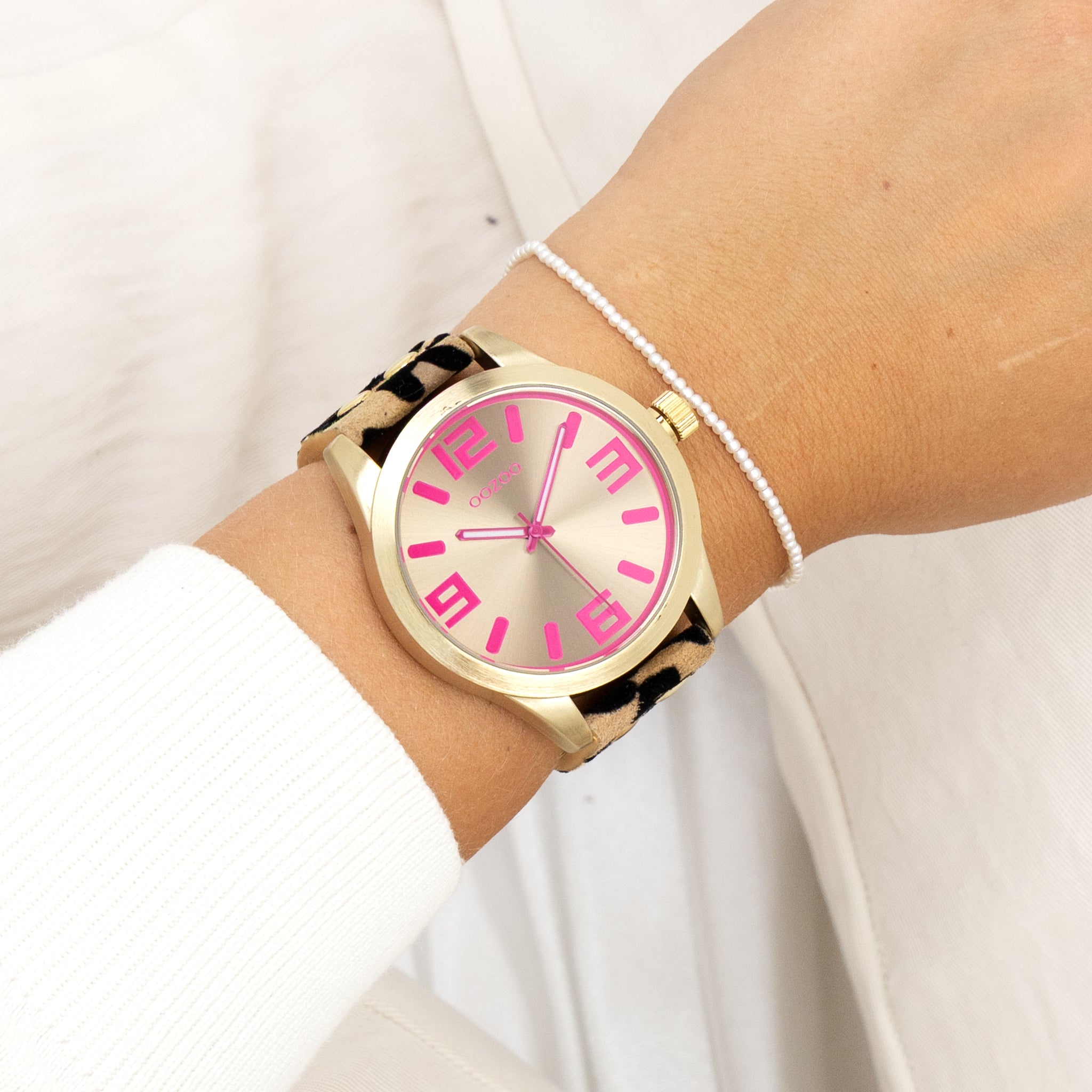 Regal heren horloge met bruine band | -NL