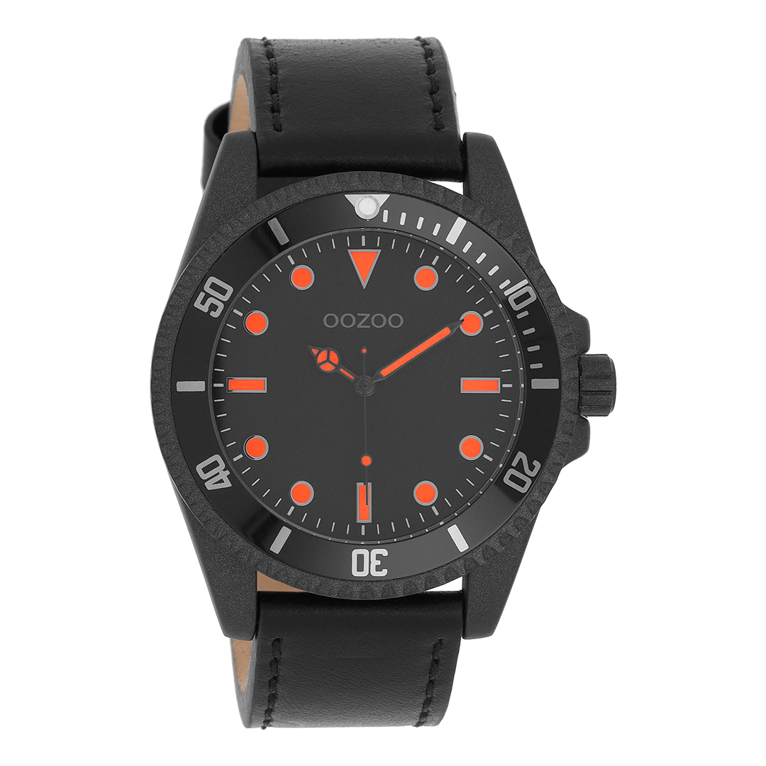 Oozoo horloge heren zwart hotsell