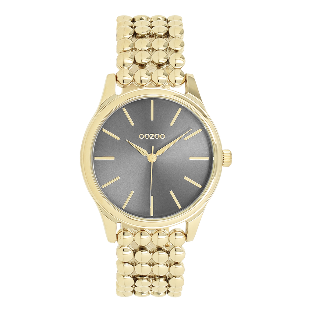 Oozoo Cinturino Orologio In Maglia Milanese Rosa, Acciaio Inossidabile | 20 Mm, Chiusura A Pressione, Include 2 Barre A Molla - 6