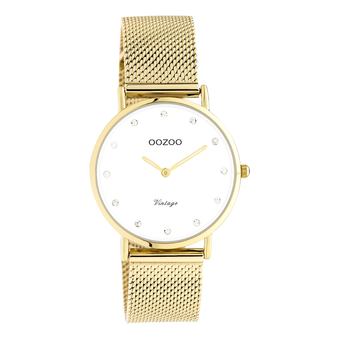 Oozoo gouden discount horloge