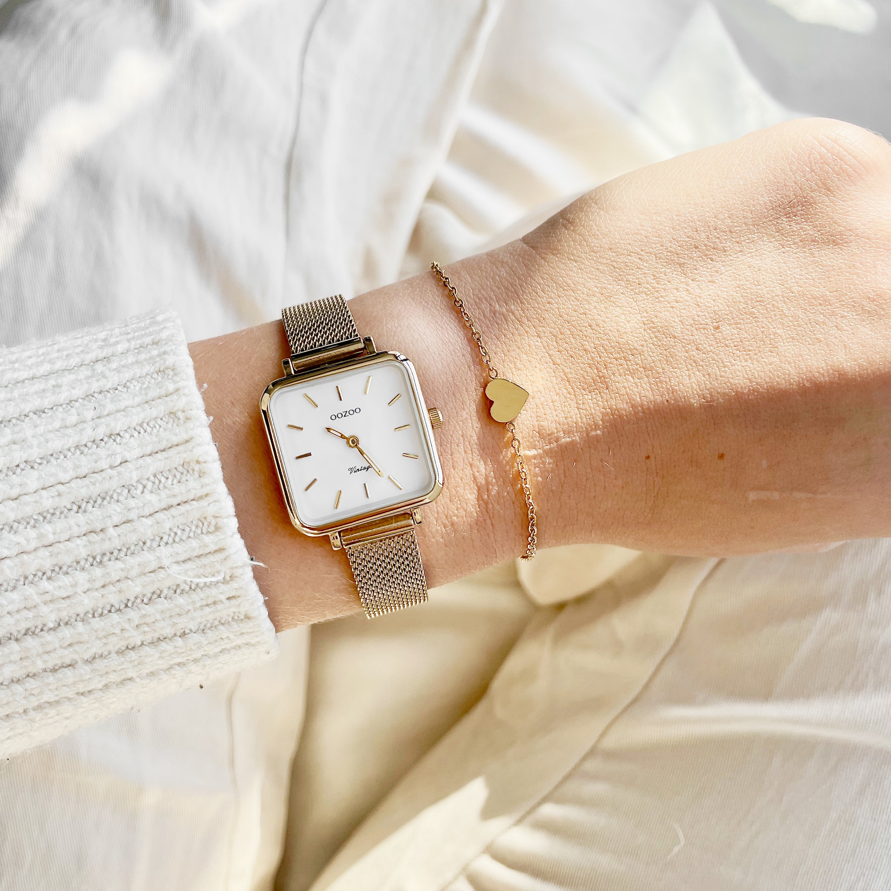 OOZOO Vintage series C20263 gold coloured watch strap