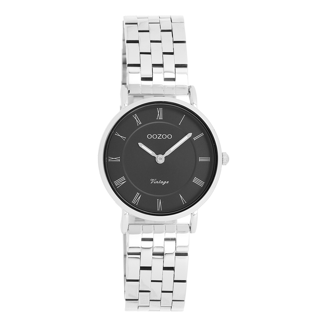 OOZOO Vintage series C20373 silver coloured watch silver coloured strap