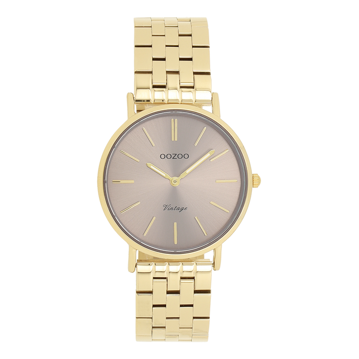 Gold Oozoo Vintage Horloge Oozoo Horloge Aanbieding Dames Oozoo