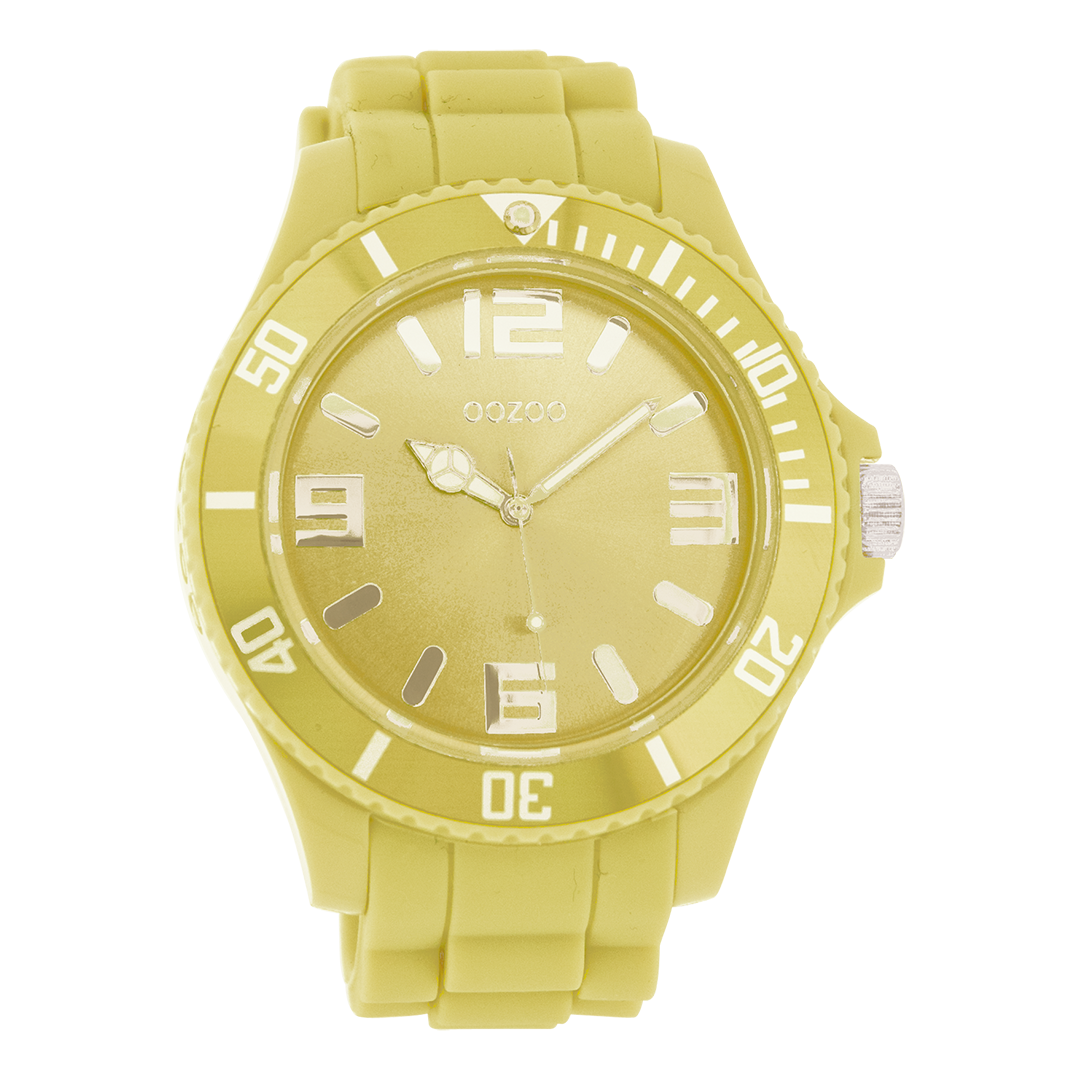 Sand OOZOO watch with rubber strap - C4335