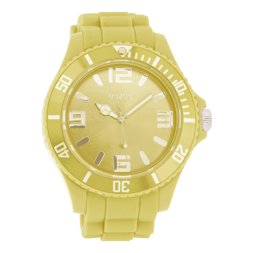 Zand OOZOO horloge met rubber band - C4335
