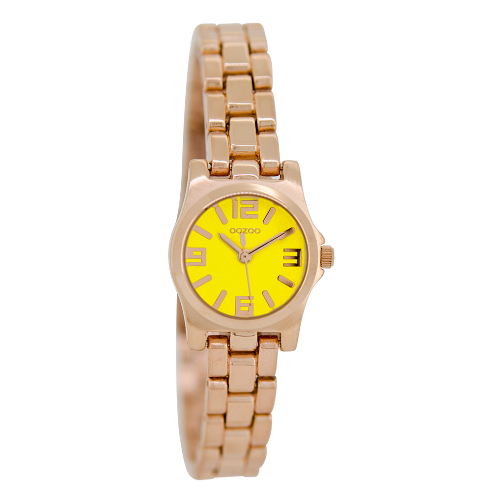 Rosé goudkleurige OOZOO horloge met roestvrijstalen armband - C5790