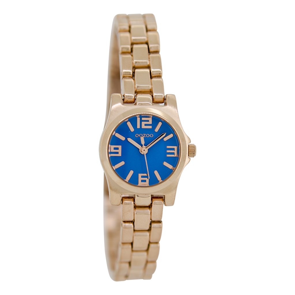 Rosé goudkleurige OOZOO horloge met roestvrijstalen armband - C5793