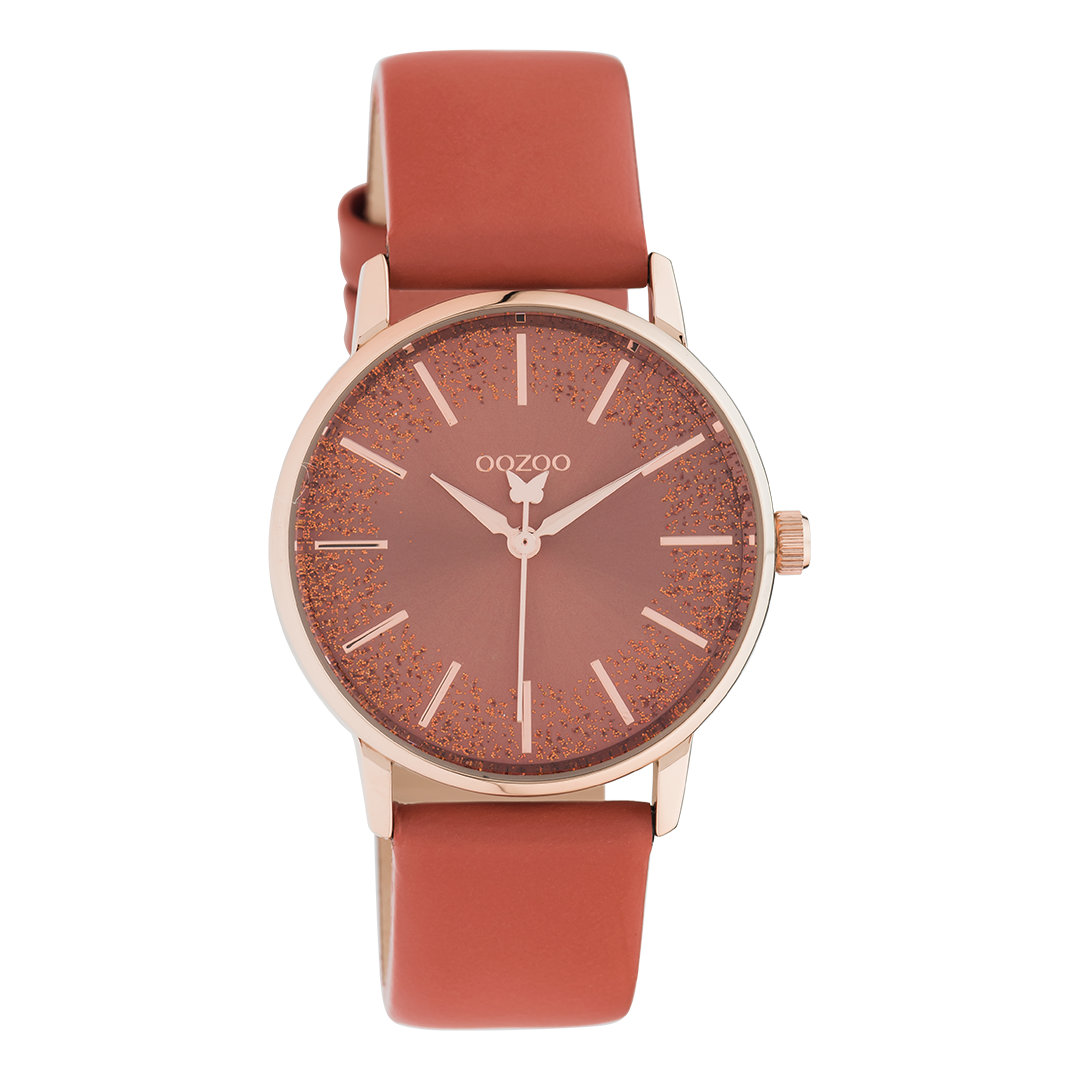 Oozoo rose 2025 gold watch