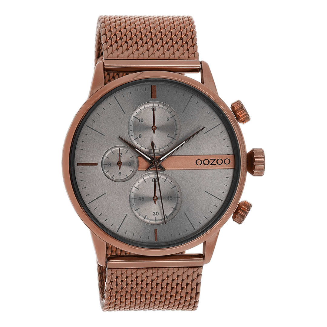Smartwatch Oozoo Rosegold Rose Gold Wijzerplaten Oozoo Smartwatch
