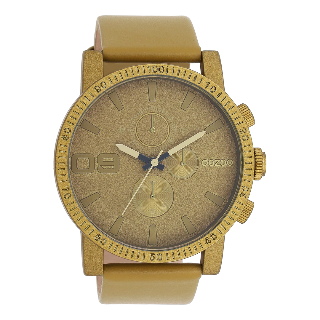 OOZOO Timepieces C11219 rood/oranje horloge rood/oranje band