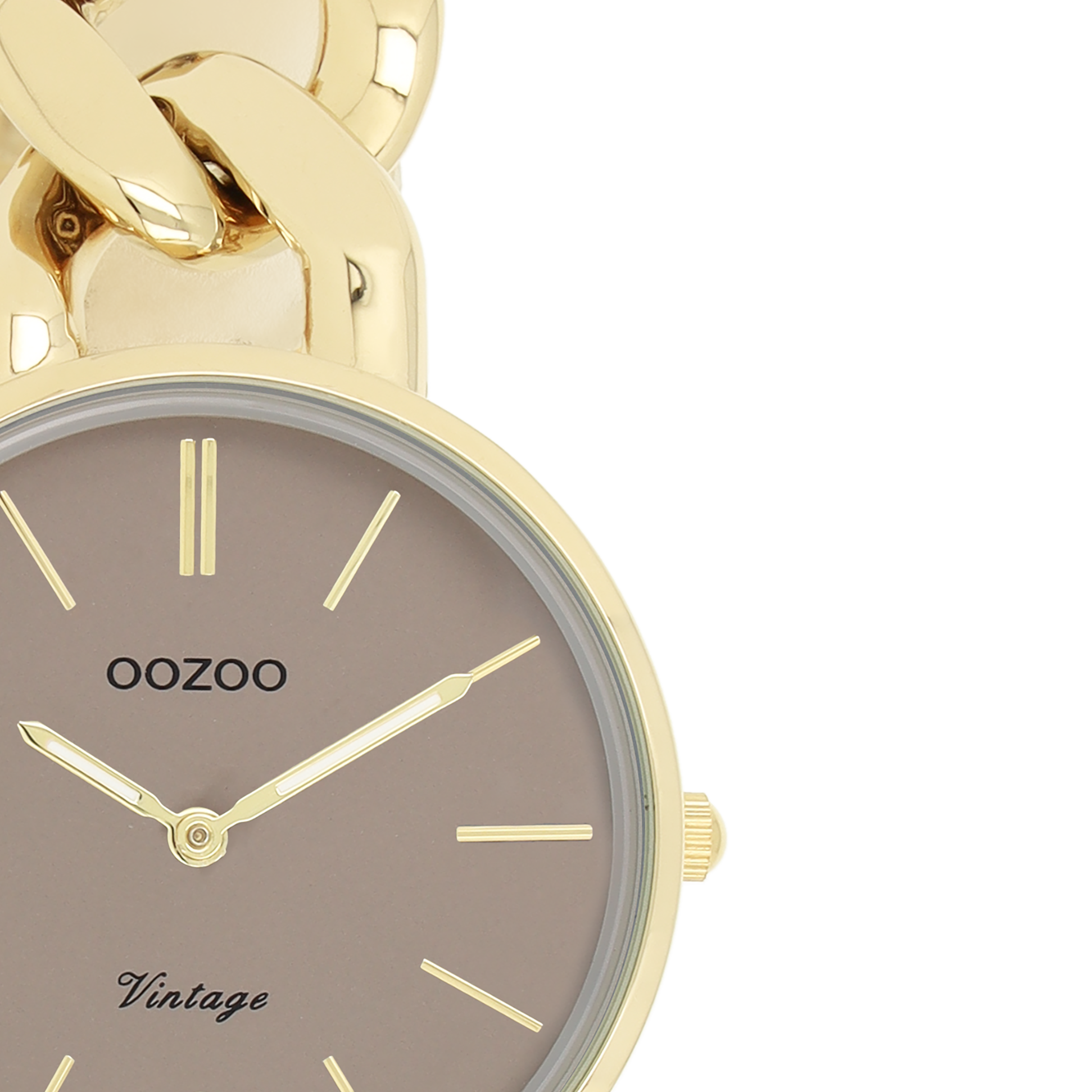 OOZOO Vintage series C20358 goudkleurige horloge goudkleurige band
