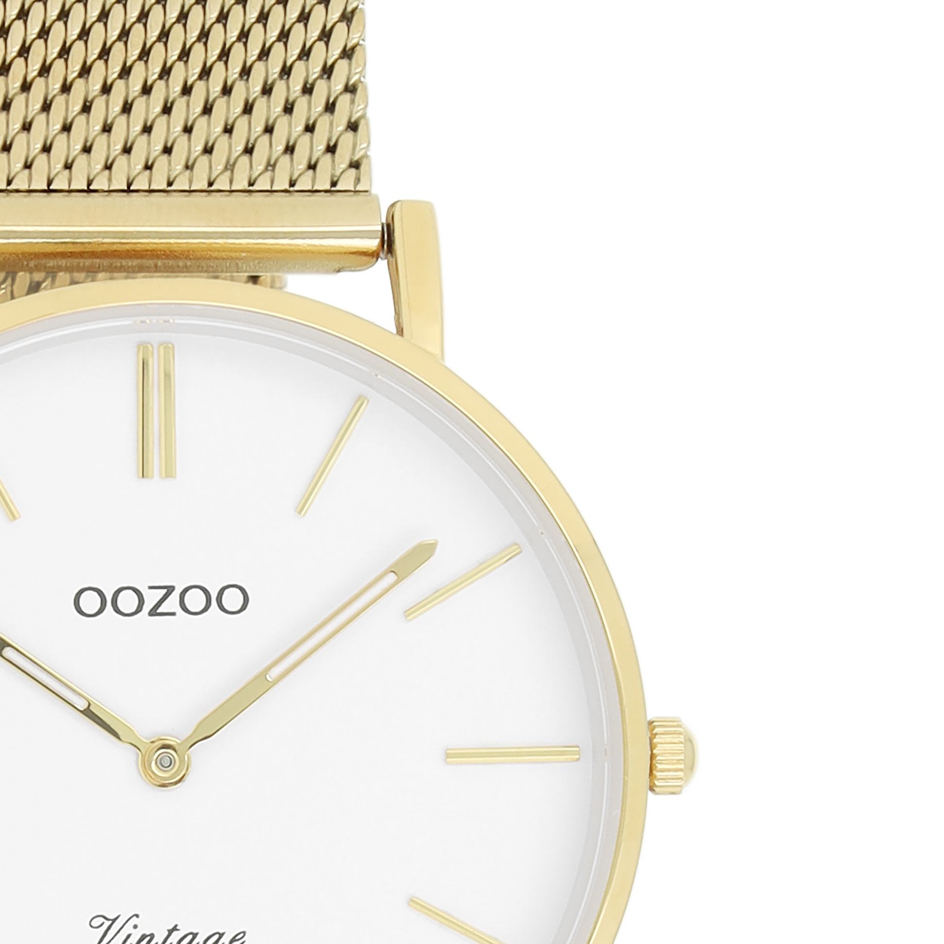 Classics & OOZOO coloured C9910 watch Vintage gold strap