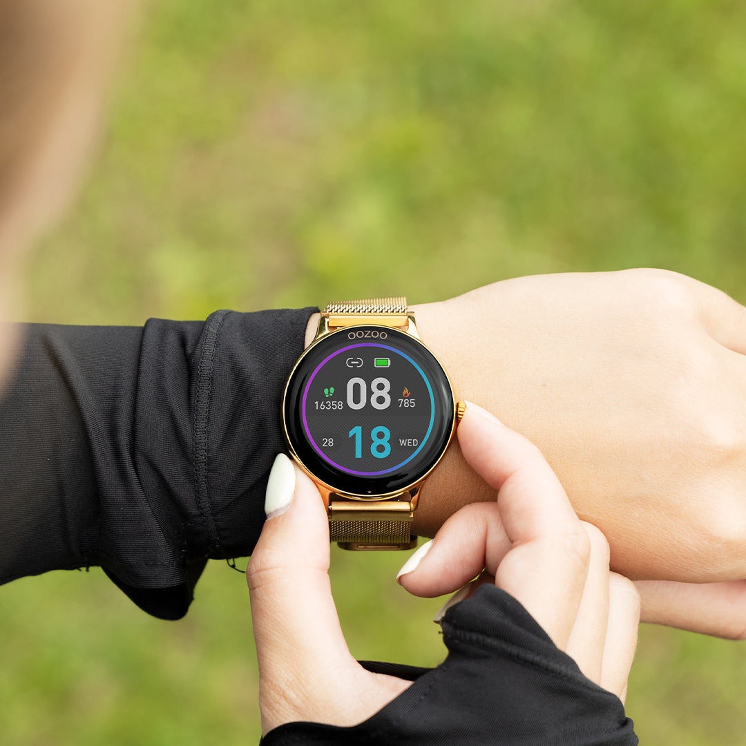 Mellian Smartwatch Dames - Rosé Goud - Geschikt voor Android & iOS Mellian Smartwatch Dames - Rosé Goud - Geschikt voor Android & iOS